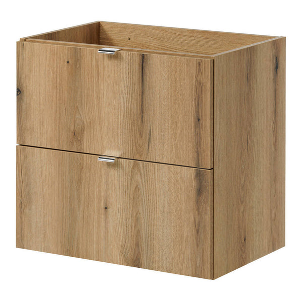Wastafelonderkast Newport met 2 lades en wastafel 71x60x40 cm [en.casa]