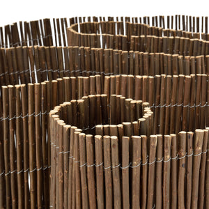 Boomschorsmat of rieten hek tuinscherm op rol - 6 varianten