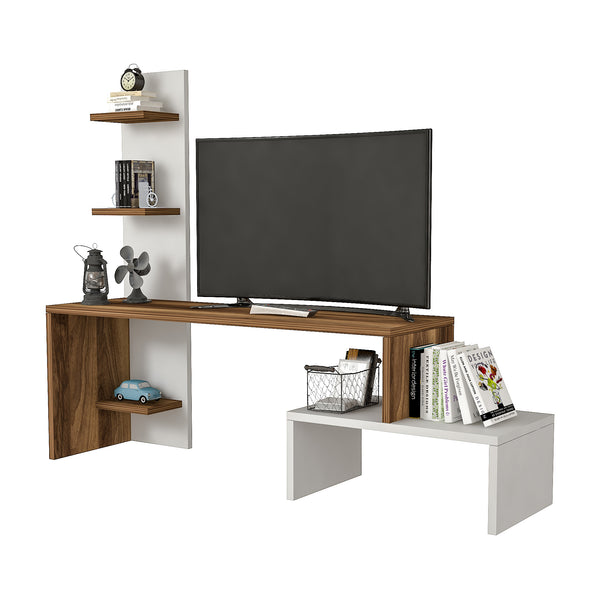 [en.casa] TV meubel Hörby 124x32x100 cm - 5 varianten