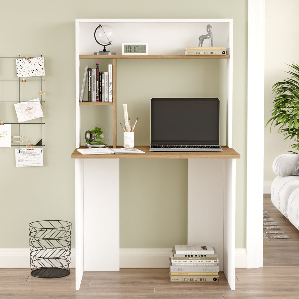 Bureau Tópisa 148,5x90x51,5 cm [en.casa]