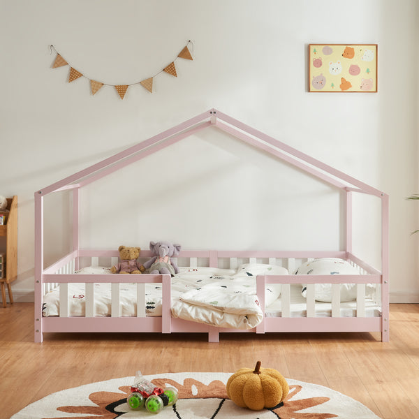 Kinderbed Treviolo huisbed [en.casa]