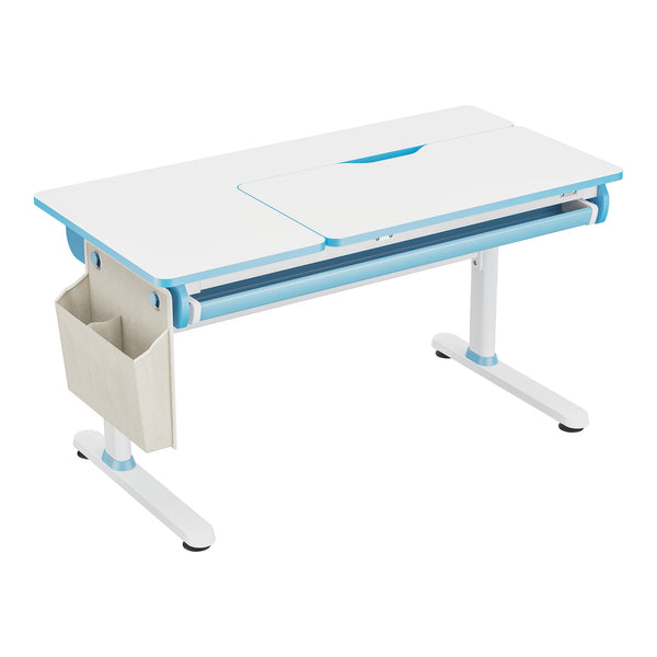 Kinderbureau Kuosa verstelbaar 54-76x120x60 cm [en.casa]