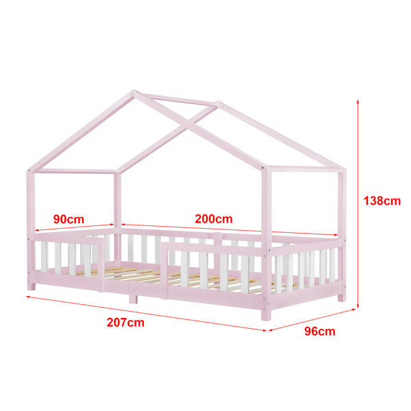Kinderbed Treviolo huisbed [en.casa]