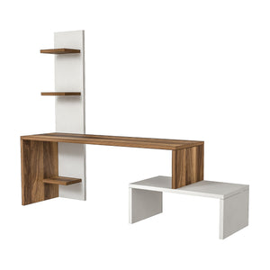 [en.casa] TV meubel Hörby 124x32x100 cm - 5 varianten