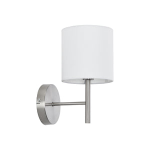 Wandlamp 1/2/3 stuks  Winsford 27x21 cm E14 zilverkleurig en wit lux.pro