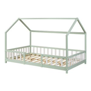 Kinderbed Sisimiut met uitvalbeveiliging en bedbodem [en.casa]