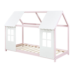 Kinderbed Tostedt huisbed grenen [en.casa]