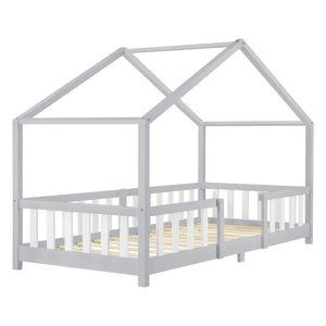 Kinderbed Treviolo huisbed [en.casa]