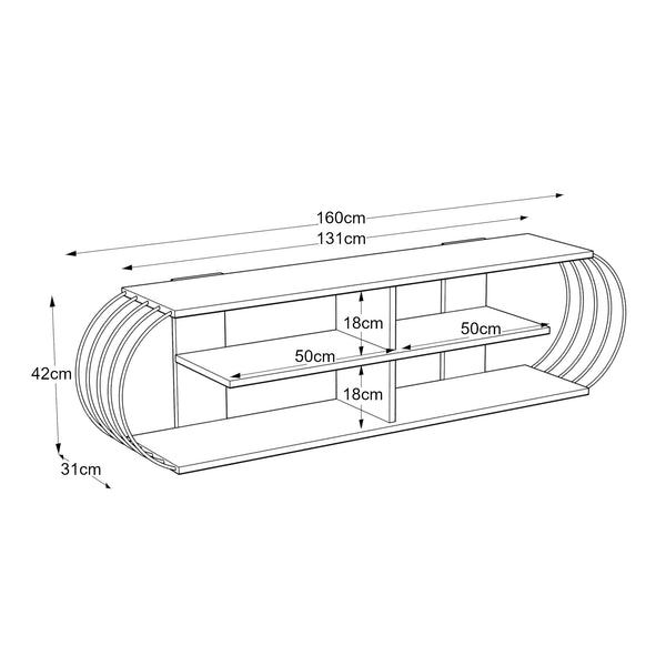 [en.casa] TV meubel Robertsfors - 15 varianten