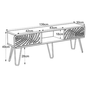 [en.casa] TV meubel Salangen - 12 varianten