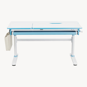 Kinderbureau Kuosa verstelbaar 54-76x120x60 cm [en.casa]