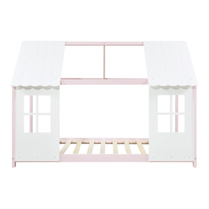 Kinderbed Tostedt huisbed grenen [en.casa]