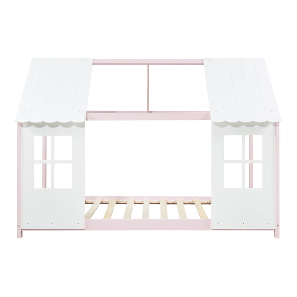 Kinderbed Tostedt huisbed grenen [en.casa]