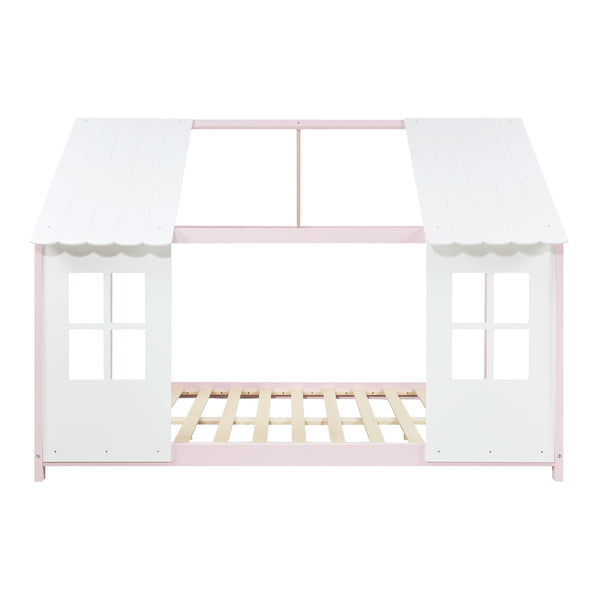 Kinderbed Tostedt huisbed grenen [en.casa]