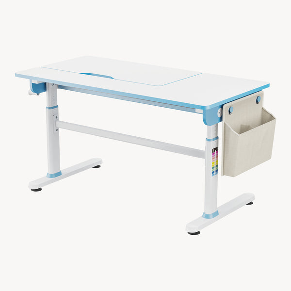 Kinderbureau Kuosa verstelbaar 54-76x120x60 cm [en.casa]