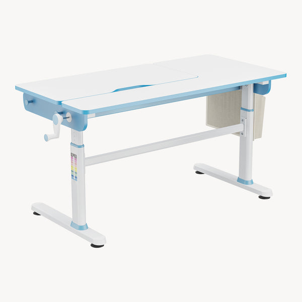 Kinderbureau Kuosa verstelbaar 54-76x120x60 cm [en.casa]