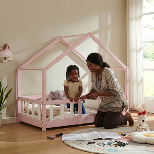 Kinderbed Treviolo huisbed [en.casa]