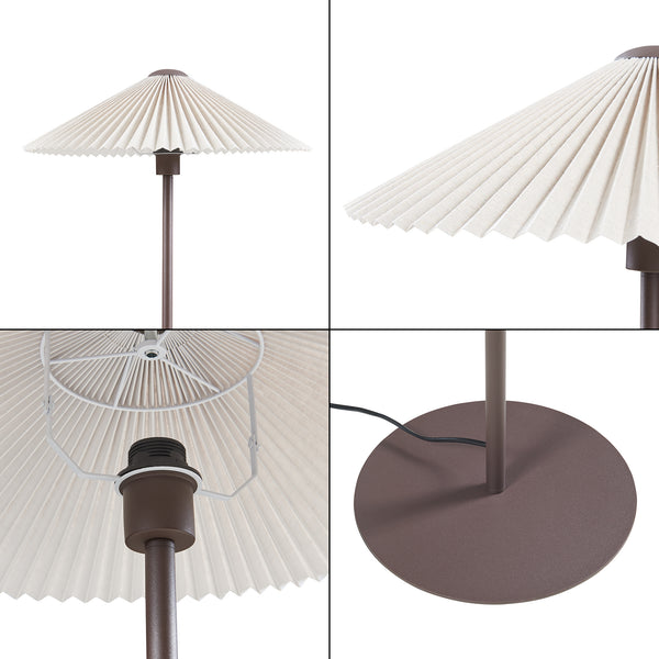 Staande lamp Appledore vloerlamp 147 cm E27 lux.pro