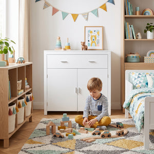 Wickelcommode Starler met afneembare verschoningsmat [en.casa]