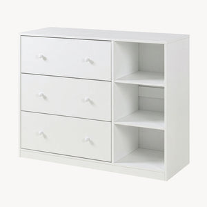 Luiercommode Beldinupp 3 lades en 3 open vakken [en.casa]