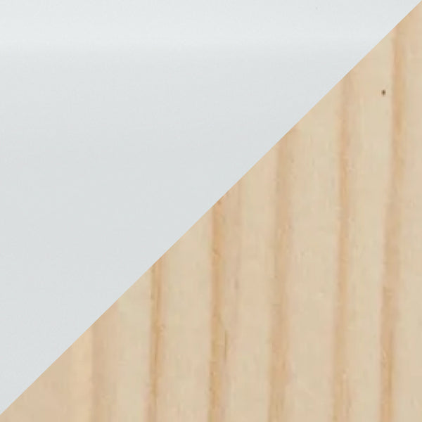 Wickeltisch Oupilu met 2 planken 91x82x53 cm Wit [en.casa]