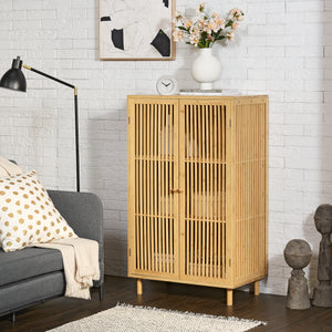 Bijzetkast Grong Bamboe [en.casa] - premiumXL