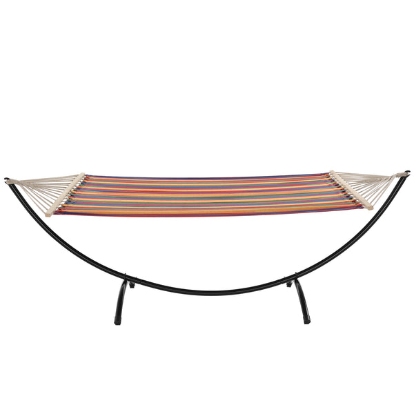 Katoenen hangmat met of zonder metalen standaard - verschillende kleuren