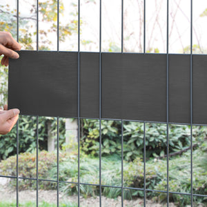 [en.casa] Privacyfolie voor hek tuinscherm vlechtband 35 m - 4 varianten