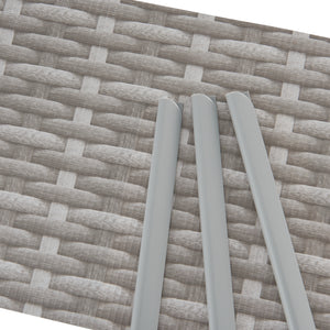 [en.casa] Privacyfolie voor hek tuinscherm vlechtband 35 m - 4 varianten