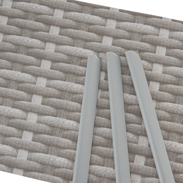 [en.casa] Privacyfolie voor hek tuinscherm vlechtband 35 m - 4 varianten