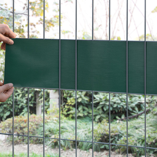 [en.casa] Privacyfolie voor hek tuinscherm vlechtband 140 m - 4 varianten