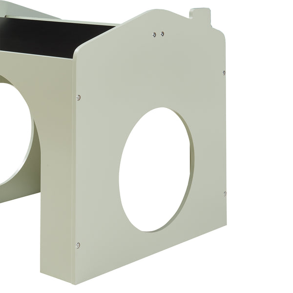 Kindertafelset Romso zitgroep met 2 stoelen huisdesign [en.casa]