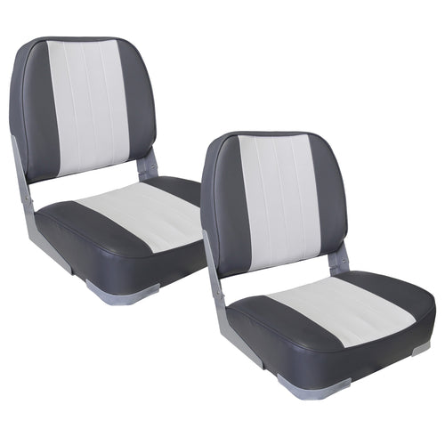 Bootstoel opvouwbaar kunstleer 49x40x39 cm set van 2 - 3 varianten