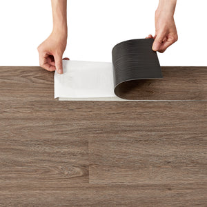 Design PVC laminaat zelfklevend 0,975 m² met voelbare houtstructuur - 2 varianten