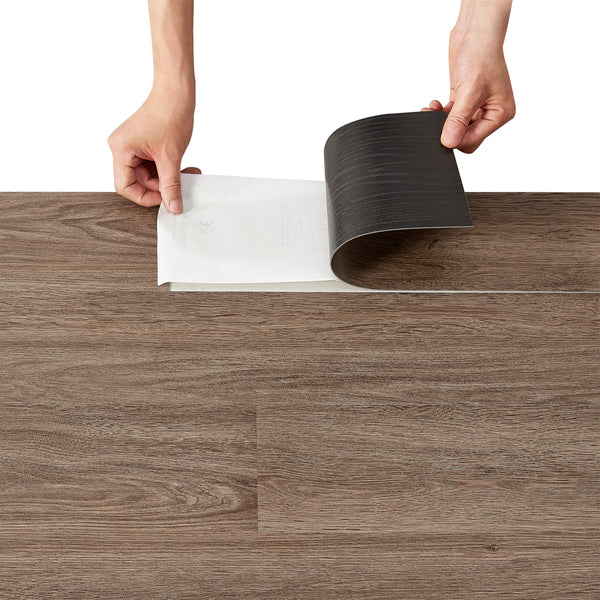 Design PVC laminaat zelfklevend 0,975 m² met voelbare houtstructuur - 2 varianten