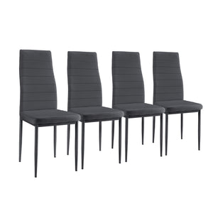 Eethoek eetkamerset Graz 5-delig tafel met stoelen - verschillende kleuren
