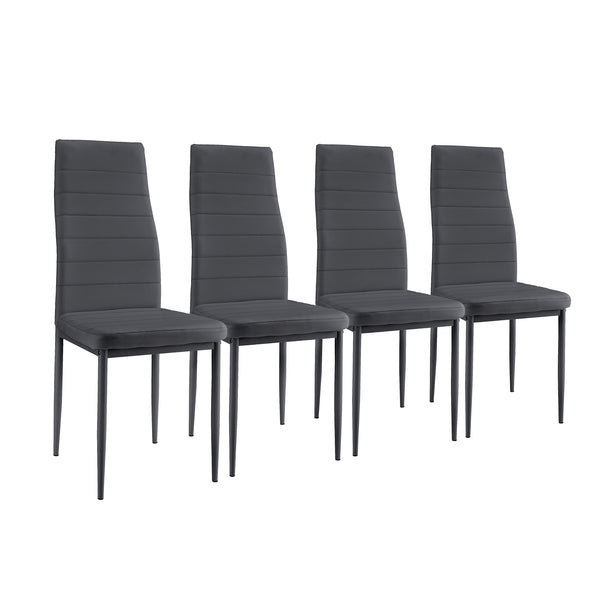 Eethoek eetkamerset Graz 5-delig tafel met stoelen - verschillende kleuren