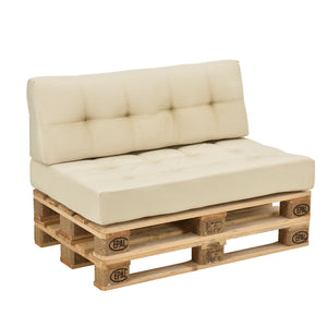 [en.casa]® Kussens voor op Pallet sofa - Pallet bank +/- pallets 