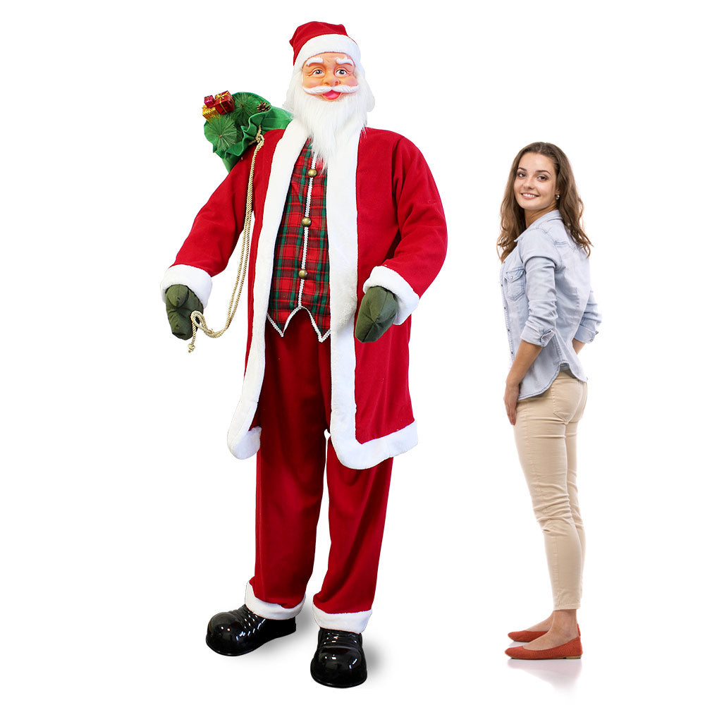 Kerstman met bewegingssensor en/ of karaoke functie  - 2 modellen