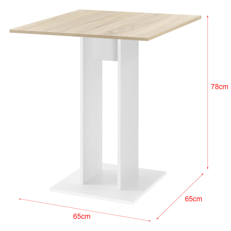 Maatschets Design eettafel Lindesnes 65x65x78 cm vierkant - verschillende kleuren